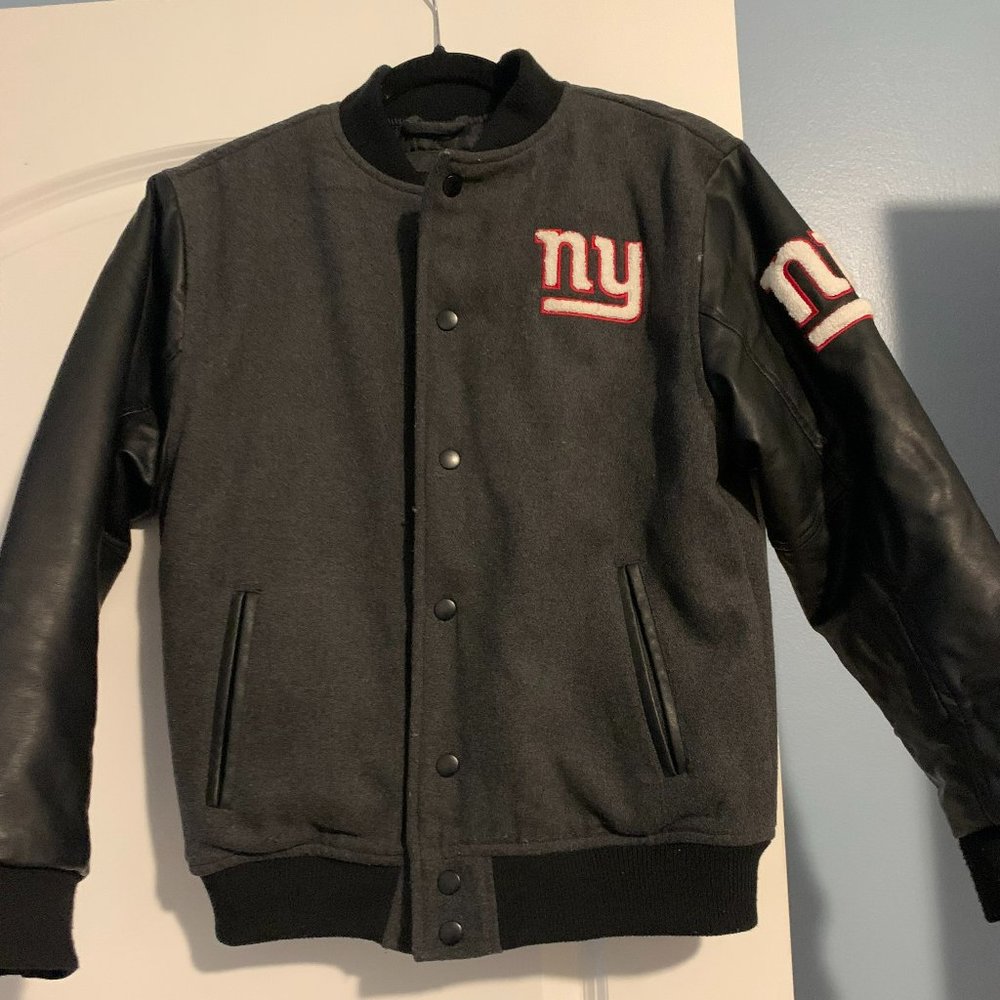 BOYS NFL GIANTS VARSITY JACKET